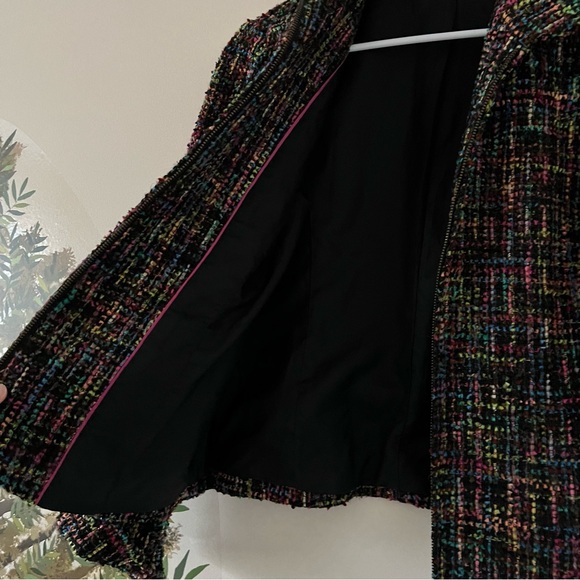 Cold water creek blazer 12 tweed zip up like new - Picture 5 of 7